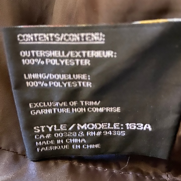 Vintage Simon Chang dark chocolate brown rain trench coat size 5/6 - Picture 5 of 10